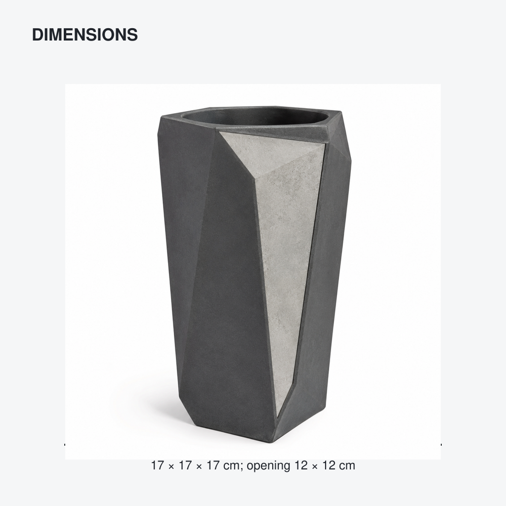 Axis Cube Tabletop Planter