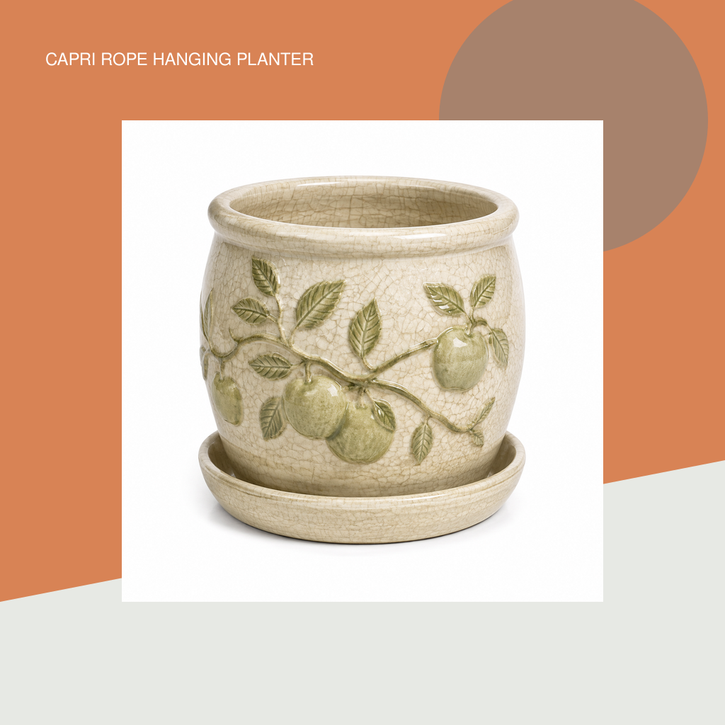 Capri Rope Hanging Planter