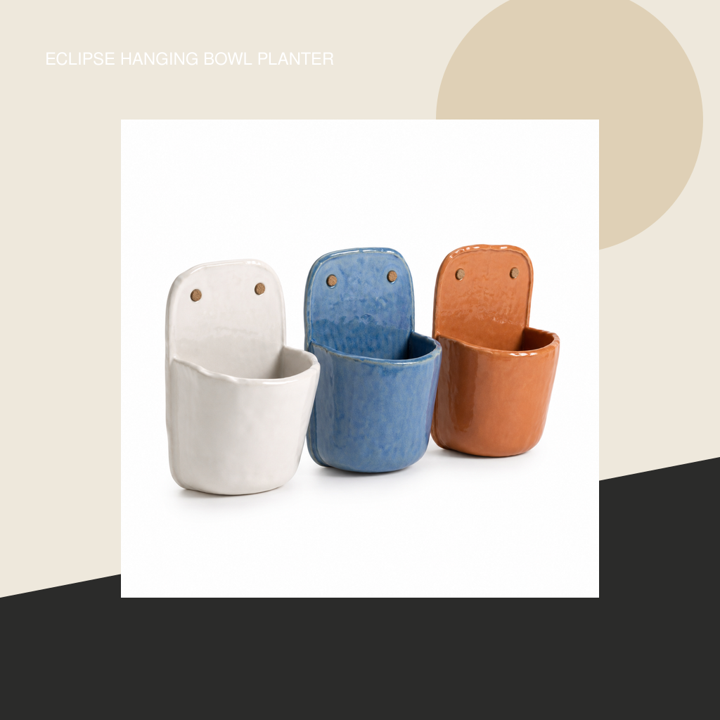 Eclipse Hanging Bowl Planter
