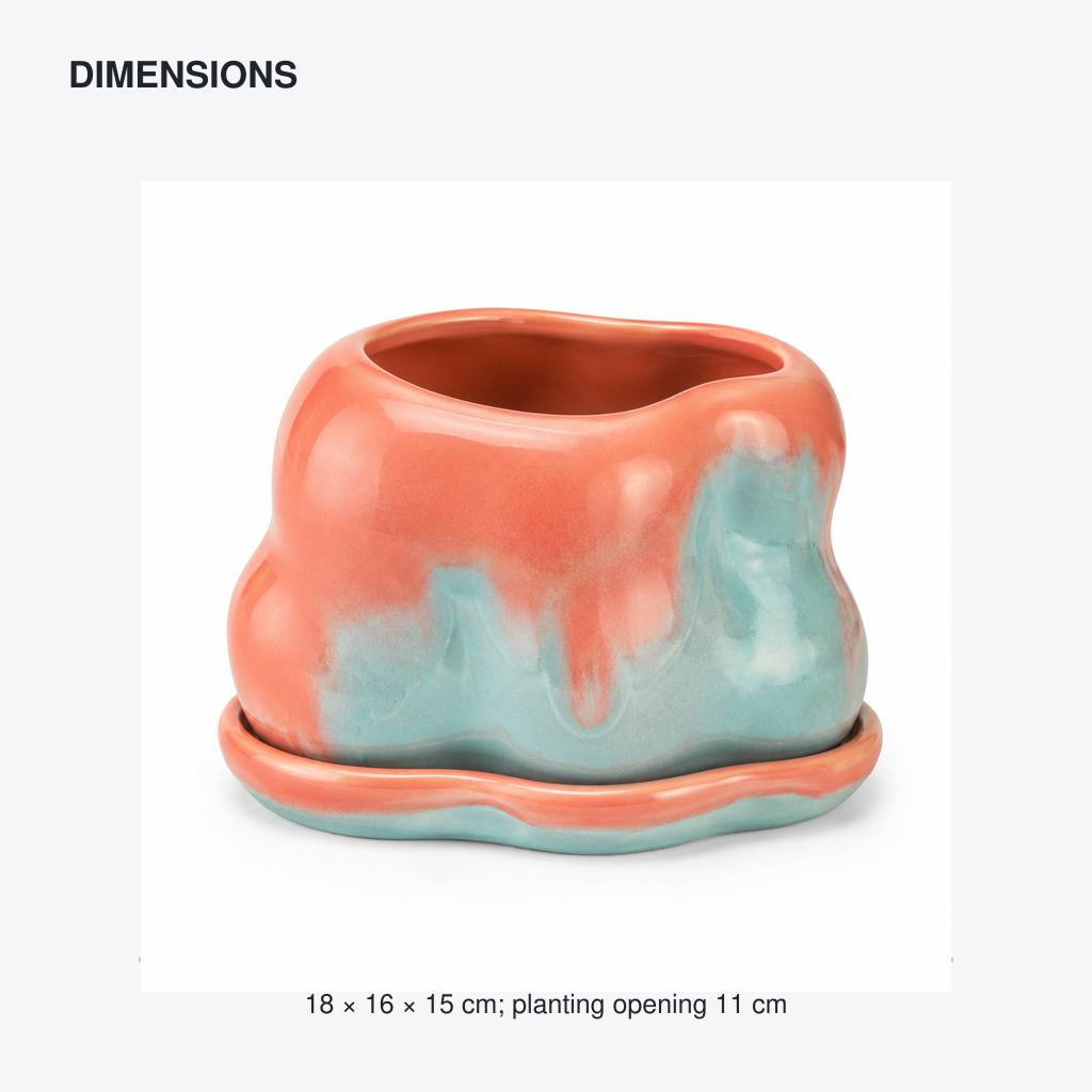 Jelly Blob Tabletop Planter