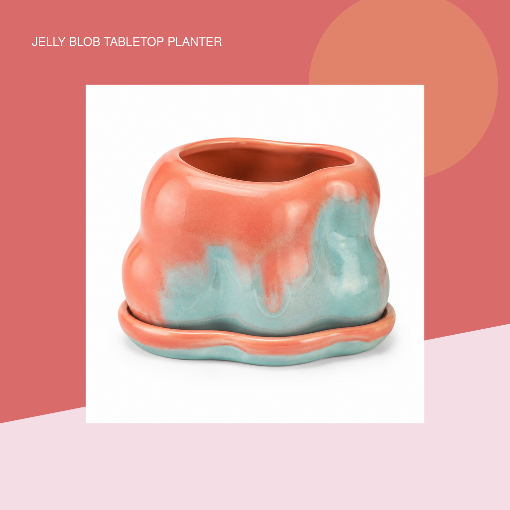 Jelly Blob Tabletop Planter