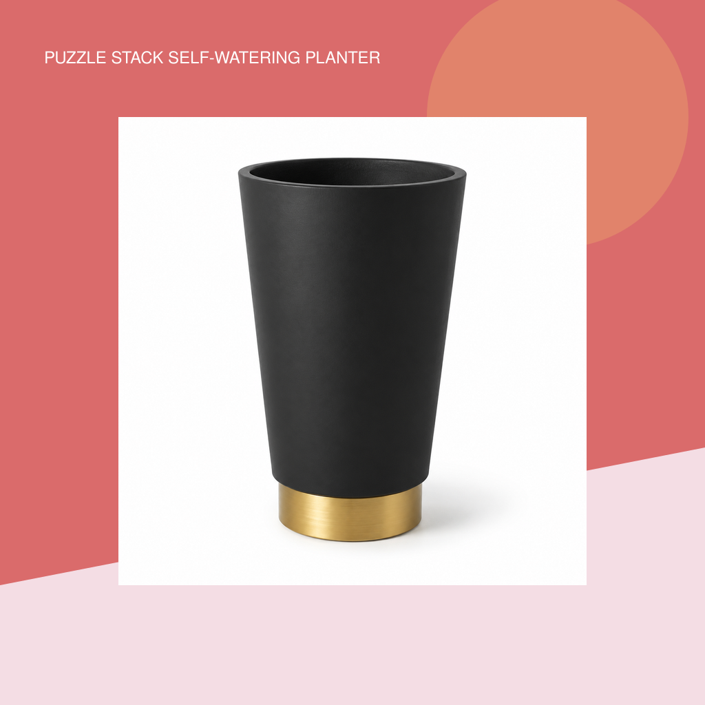 Puzzle Stack Self-Watering Planter
