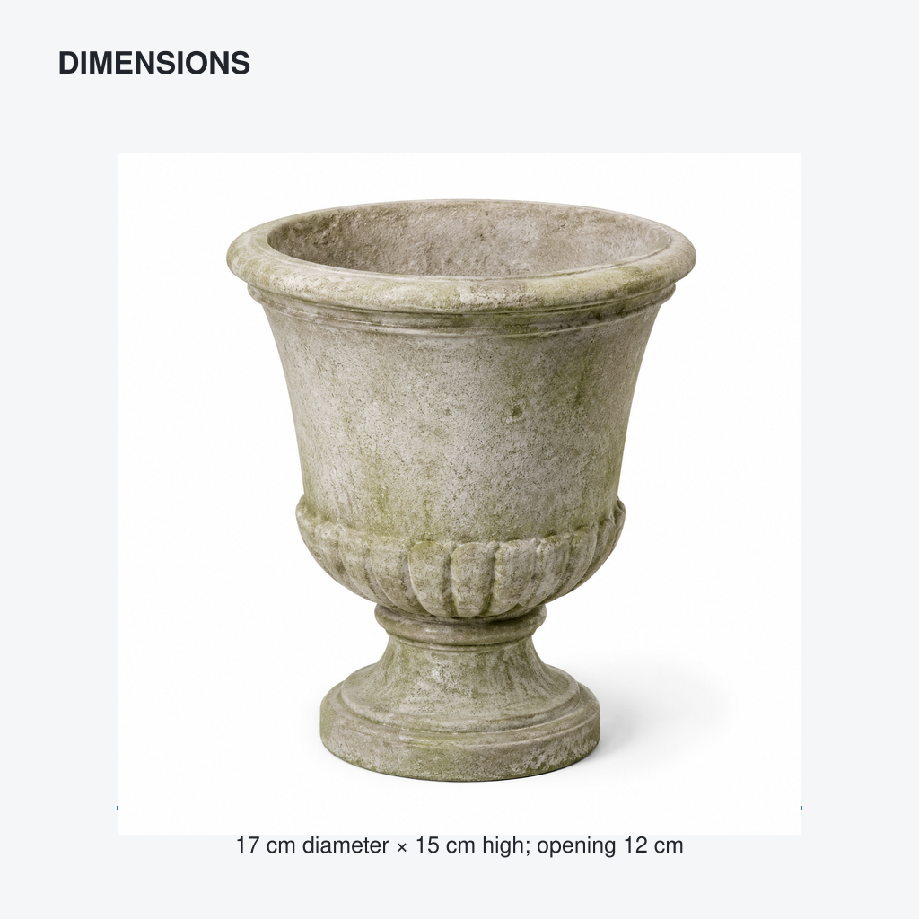 Santorini Stripe Tabletop Pot